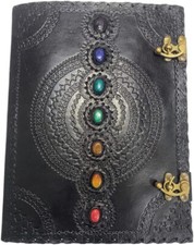 Libro diario in pelle nera