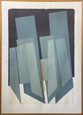 NATIVI GUALTIERO (Pistoia, 1921- Siena, 1999 ) SENZA TITOLO litografia s. d. cm.