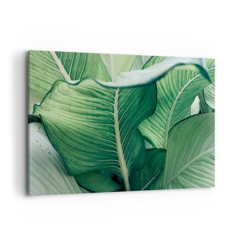 Quadro tela 120x80cm foglie - quadro,