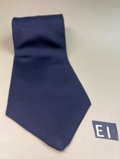 Cravatta Stefano Corsini 100% seta Made in Italy blu navy tinta unita 57" x 3,75"