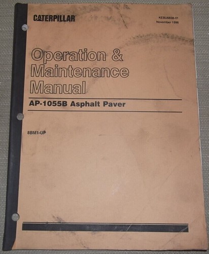 Caterpillar 1055b manuale - caterpillar,