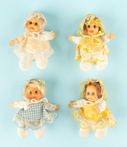 Lotto mini bambole peluche - 4,