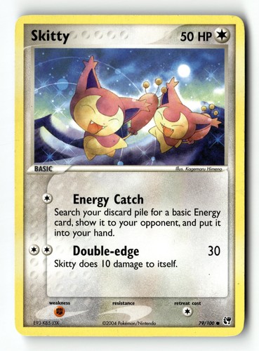 Pokemon card skitty - card,