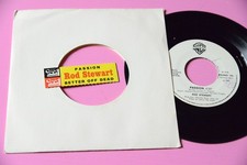 ROD STEWART PASSION BETTER OFF DEAD 7" 45 STICKER JUKE BOX STRIP