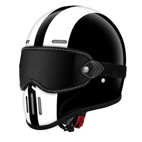 Casco moto stile - , tedesco