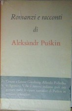  ROMANZI E RACCONTI DI ALEKSANDR PUSKIN  Einaudi I Millenni
