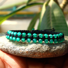 Braccialetto con perline fatto