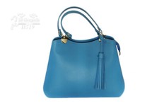 Borsa grande donna vera pelle tracolla regolabile rimuovibile artigianale italia