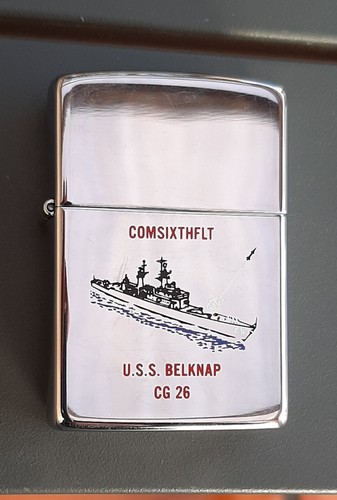 1989 briquet zippo uss belknap - 1989,