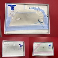 Completo 3pz Lenzuolino Culla Con Tela Aida(carrozzina-ovetto) Art. 13 Mod.15