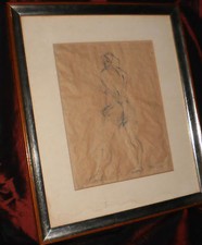 Aldo Borgonzoni - Originale Disegno su cartoncino  anni '50  cm.21x29 ca.