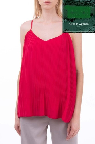 Top canotta manila - top, rosso