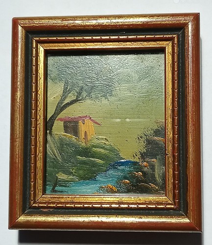 Quadretto dipinto olio - quadretto,
