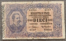 10 LIRE VITTORIO EMMANUELE III