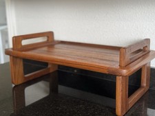 Vassoio servizio scrivania pieghevole vintage Dansk teak MCM arredamento casa