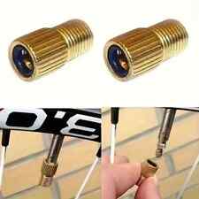 2 x Valvola Adattatore Convertitore Presta Schrader Pompa Bici Bicicletta