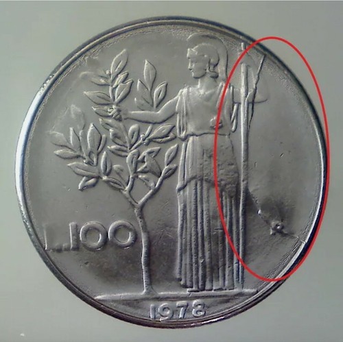 Errore perizia 100 lire - errore,