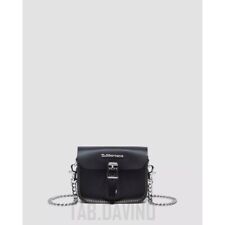 DR MARTENS BORSA TRACOLLA PELLE SMOOTH NERA 12CM