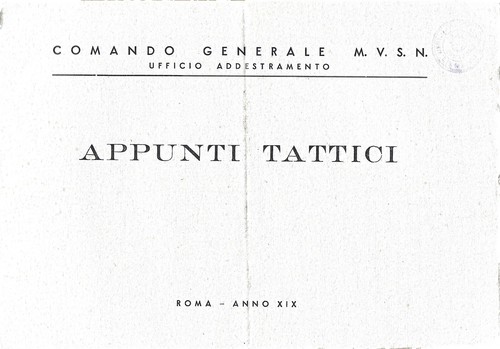 Appunti tattici comando - appunti,