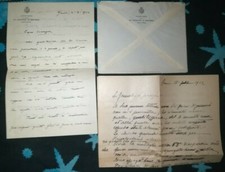 14^ DIVISIONE DI FANTERIA GENOVA - BUSTA UFFICIALE CON LETTERE - 1922 