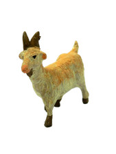 Capra in Terracotta per Pastori Alti Cm 9/10 - Animali per Presepe