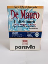 DE MAURO IL DIZIONARIO DELLA LINGUA ITALIANA PER IL TERZO MILLENNIO
