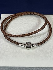 NWOT Pandora 925 Brown Leather