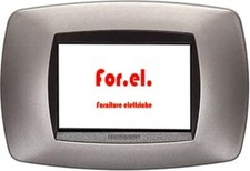 Master Modo 39TC553 Placca 3 Posti Bronzo Opaco