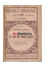 Le vite dei dodici Cesari Sonzogno Tranquillo Caio Svetonio, Buggiani Francesco 