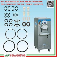 KIT GUARNIZIONI MACCHINA GELATO SOFT TIPO CARPIGIANI TRE B/P - 39/B/P - 39/B/P/E