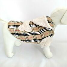 Cappottino cane abbigliamento cappotto per cani taglia piccola beige