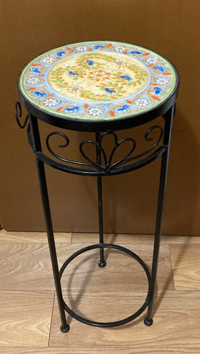 Sgabello portavasi artigianale - sgabello,