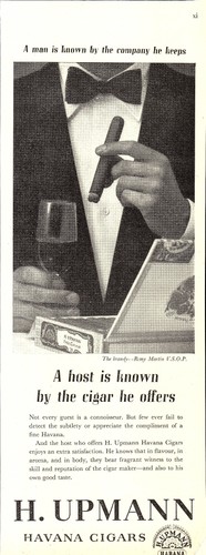 Vintage 1959 advert - vintage, upmann'