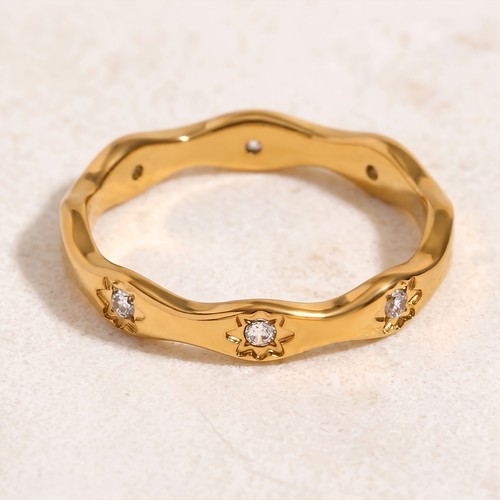 Anello oro delicato fascia - anello, |