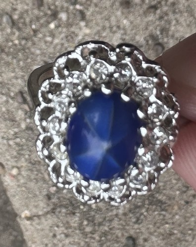 Anello vintage 18k bianco - vintage,