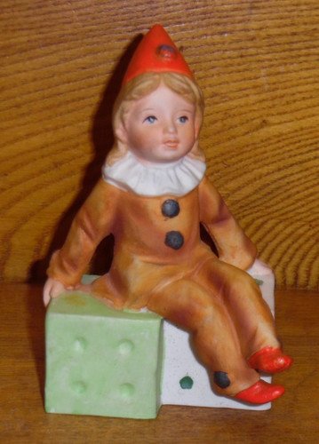 Statuina pagliaccio bambino