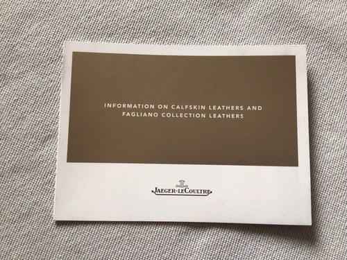 Libretto booklet jaeger - libretto, le