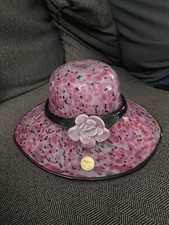 Blocco cappello/frutta in vetro soffiato cristallo soffiato, piatto caramelle, decorazione