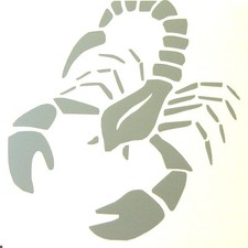 adesivo SCORPIONE scorpion sticker decal vynil vinile casco auto moto car helmet