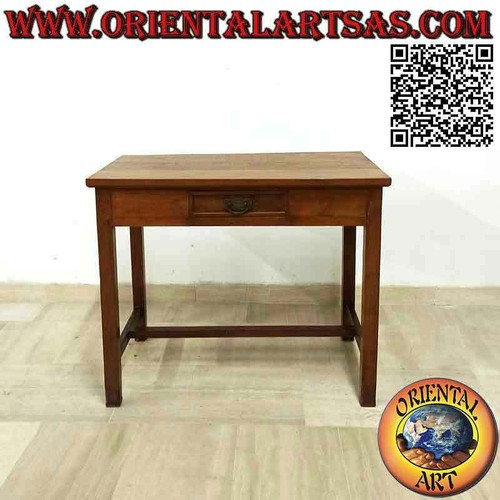 Scrivania antica con - , cassetto