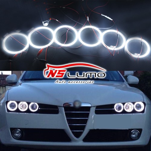 Led angel eyes halo anelli - 6x,