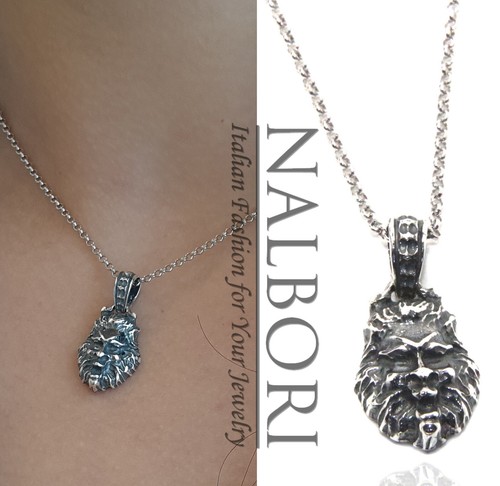Collana argento 925 testa - collana,