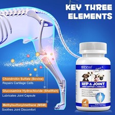 Integratore Articolazioni Cani 180 Compresse Condroitina, Glucosamina Per Fianch