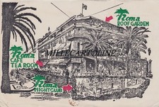 ALASSIO : Roma Roof Garden- cartolina  Radioamatore