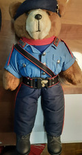 RARO Pupazzo Orsetto Peluche Vintage Carabinieri Da Collezione COMPLETO