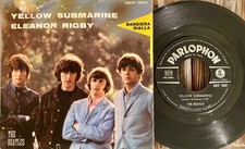 THE BEATLES Yellow Submarine 7" ITALY ORIGINAL 45 (2nd pressing Bandiera Gialla)