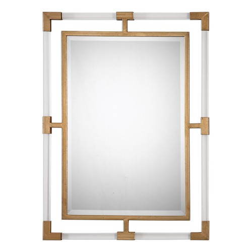 Specchio parete moderno oro - specchio,
