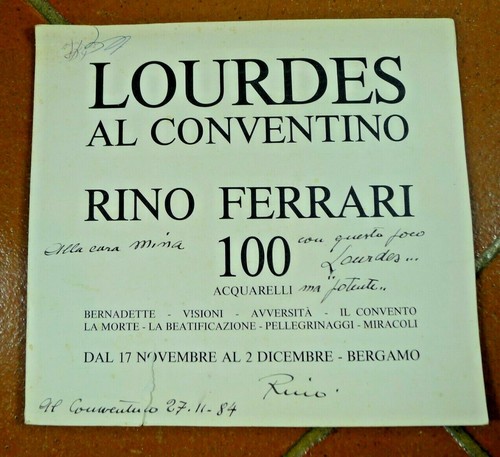 Invito autografo rino - ,