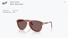 OCCHIALI DA SOLE PERSOL 714 SM   Steve McQueen ™  96/53 Terra di  Siena 714SM