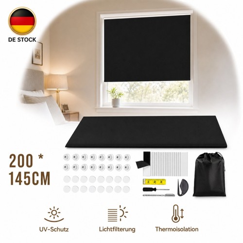 200x145cm verdunklungsrollo - 200x145cm,